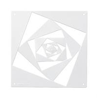 VedoNonVedo Twist decorative element for furnishing and dividing rooms - white 1